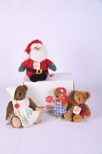 Teddy et Schuco
trois petits ours en peluche courte et longue...