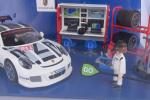 Playmobil, Stand de course Porsche, boîte vitrine 
de présentation pour...