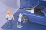 Playmobil, Concessionnaire Porsche, boîte vitrine 
de présentation pour magasin, 2012...