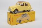 DINKY TOYS FRANCAIS : (1)
2 CV Citroën, jaune, toit marron,...