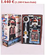 Japon, Bandaï, Bio Robo,<br />
Robot transformable.<br />
Très bel état en boîte japonaise, réf 300021 (boite abimée). Japon, Bandaï, Bio Robo,<br />
Robot transformable.<br />
Très bel état en boîte japonaise, réf 300021 (boite abimée).