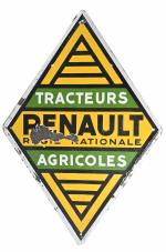 Renault Tracteurs agricoles Régie nationale
Plaque publicitaire émaillée (sauts à l'émail...