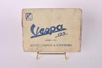 Vespa 125 modèle 1954
Notice d'emploi et entretien (salissures et pliures).