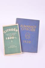 Citroën, deux ouvrages :
- Almanach 1932
- Notice d'entretien Camion léger...