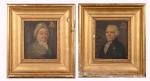 Ecole XIXe siècle
Portraits de Monsieur et Madame Rolland dans le...