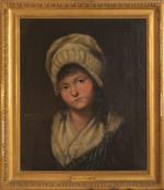 Clémentine Dubail (école fin XVIIIe)
Portrait de fillette au bonnet, 1791
Huile...
