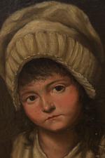 Clémentine Dubail (école fin XVIIIe)
Portrait de fillette au bonnet, 1791
Huile...