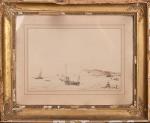 Félix Achille SAINT-AULAIRE (c.1801-?)
Barques sur la plage en Normandie
Dessin à...