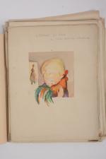 Lucie DELARUE-MARDRUSS
recueil de 29 aquarelles, probablement études pour l'illustration de...
