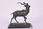 Martin MILO (1893-1970) 
Antilope 
Epreuve en bronze à patine brun...