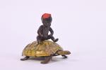 Lehmann, Susi : tortue mécanique n° 827
avec petit noir en...