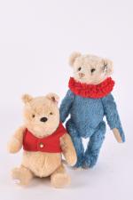 Steiff contemporain, deux ours : "Dolly Bär" 2013
(30 cm) et...