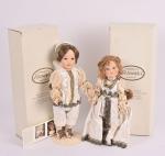 Italie, deux poupées modernes
en boîte, par Arianna.