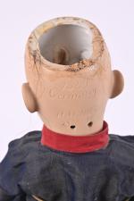 Poupée asiatique tête porcelaine
marquée en creux "1329 Germany Halbig S...
