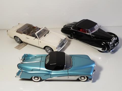 DINKY TOYS (GB): Side-car RAC Bleu et noir -1/43 sans cartonnage