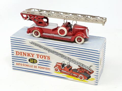 Camion De Pompiers Mécanique Tri-ang Minic Toys Rare - Occasion, Jouet Vintage