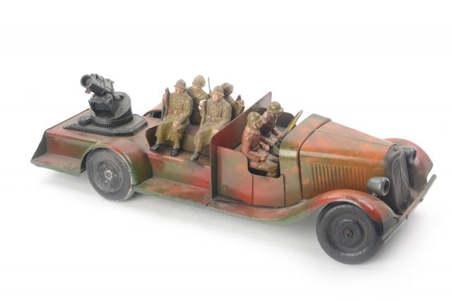 JOUET ANCIEN CENTRE Transmission Diorama Base Militaire Soldat Depreux Starlux EUR 89,00 - FR