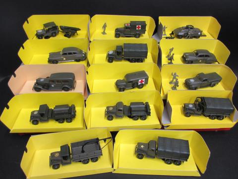 ENSEMBLE DE VEHICULES MILITAIRE DE LA MARQUE SOLIDO - Véhicules militaria (14007535