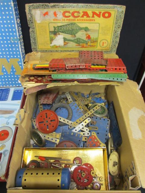 Ancienne Boîte MECCANO N°5 – Jeu De Construction Vintage