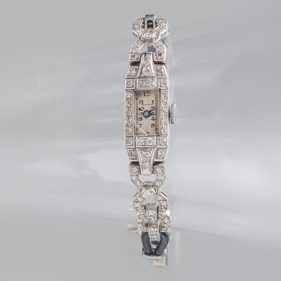 Montre Optima Femme Cadran Diamants 97 Pierres - Bracelet Acier Quartz, Neuve Avec étiquettes
