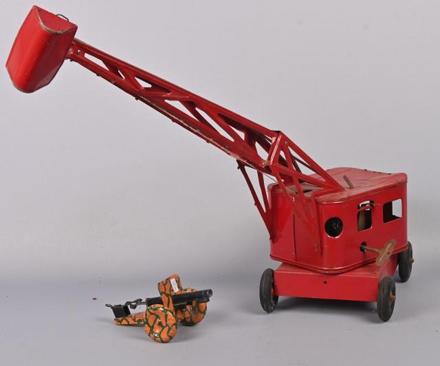 Grue Ancienne Chr Charles Rollet - Véhicule De Collection Jouet - Occasion
