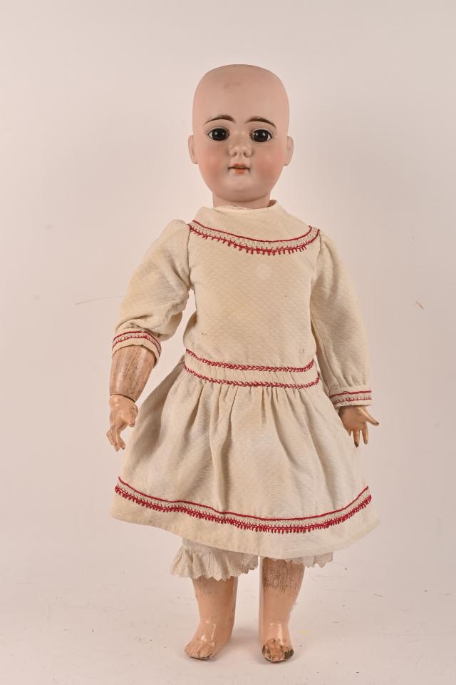 Poupee Tete Porcelaine Made In Germany 44 Cms