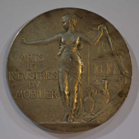 Médaille En Bronze Crédit Agricole Mutuel De Reims - Ancienne Médaille Française