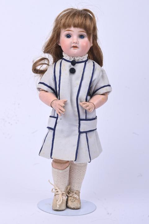 Poupée d'artiste poupée de collection porcelaine 45 cm état voir photo