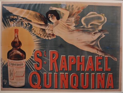 Plaque émaillée publicitaire ST RAPHAEL 1969 h80cm*... | Barnebys