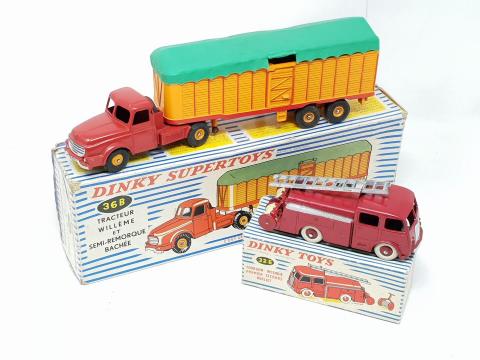 Lot 2 camions dinky toys, berliet et willeme | Selency