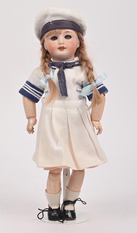 Poupée Ancienne Bleuette En Porcelaine – Sfbj 60 8/0 – France – Années 1910