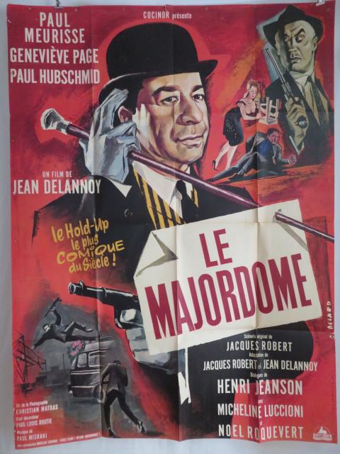AFFICHE DE CINÉA 160 x 120 c - UN ATIN ROUGE - ANNÉE 1982