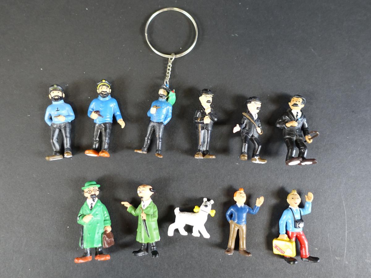 Lot de 3 figurines Tintin officielles Hergé - Collection Lot de 3 figurines Tintin officielles Hergé - Collection