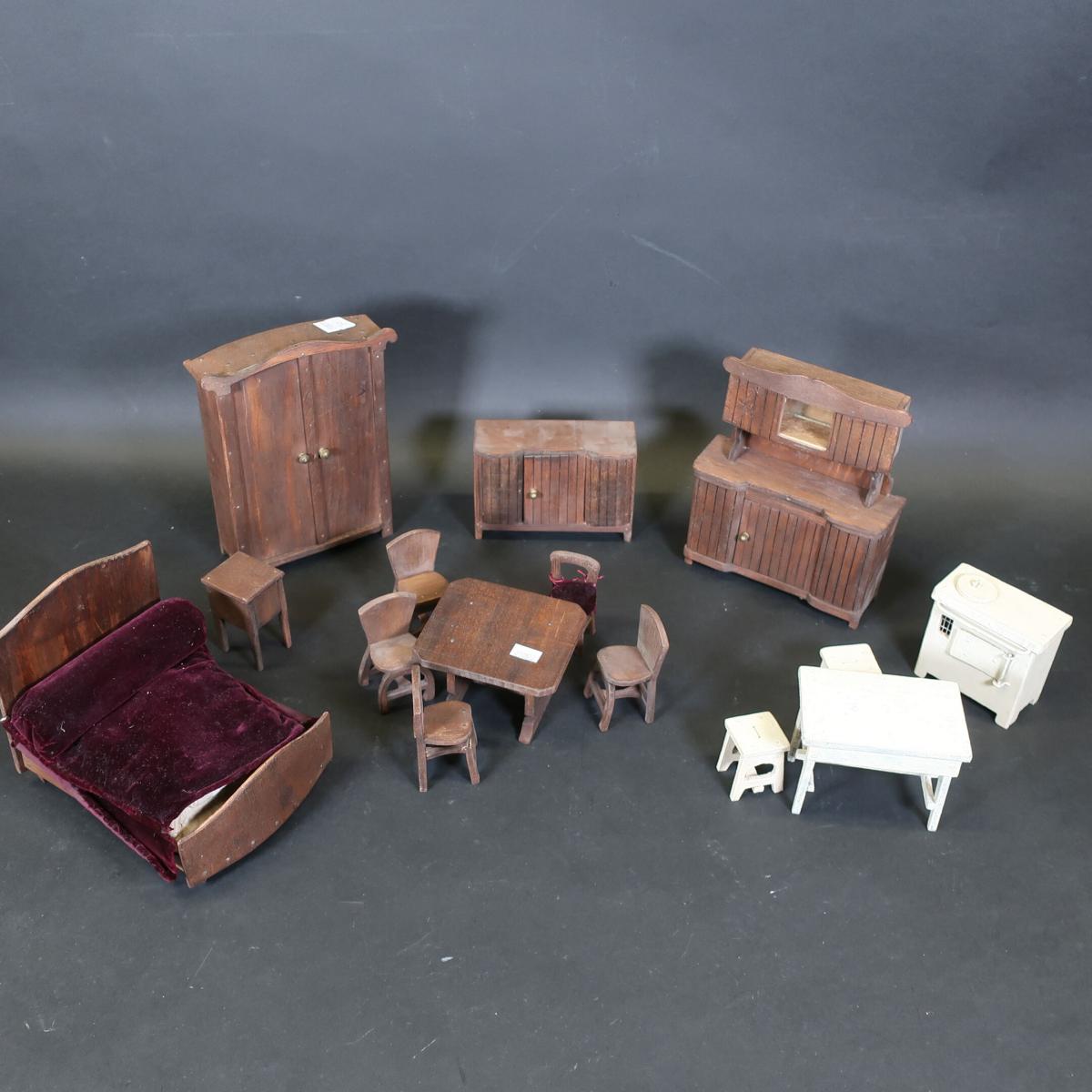 Lot D'anciens Jouets De Cuisine Miniatures – Objets En Alu Vintage Made In France | Collection Jouets Anciens