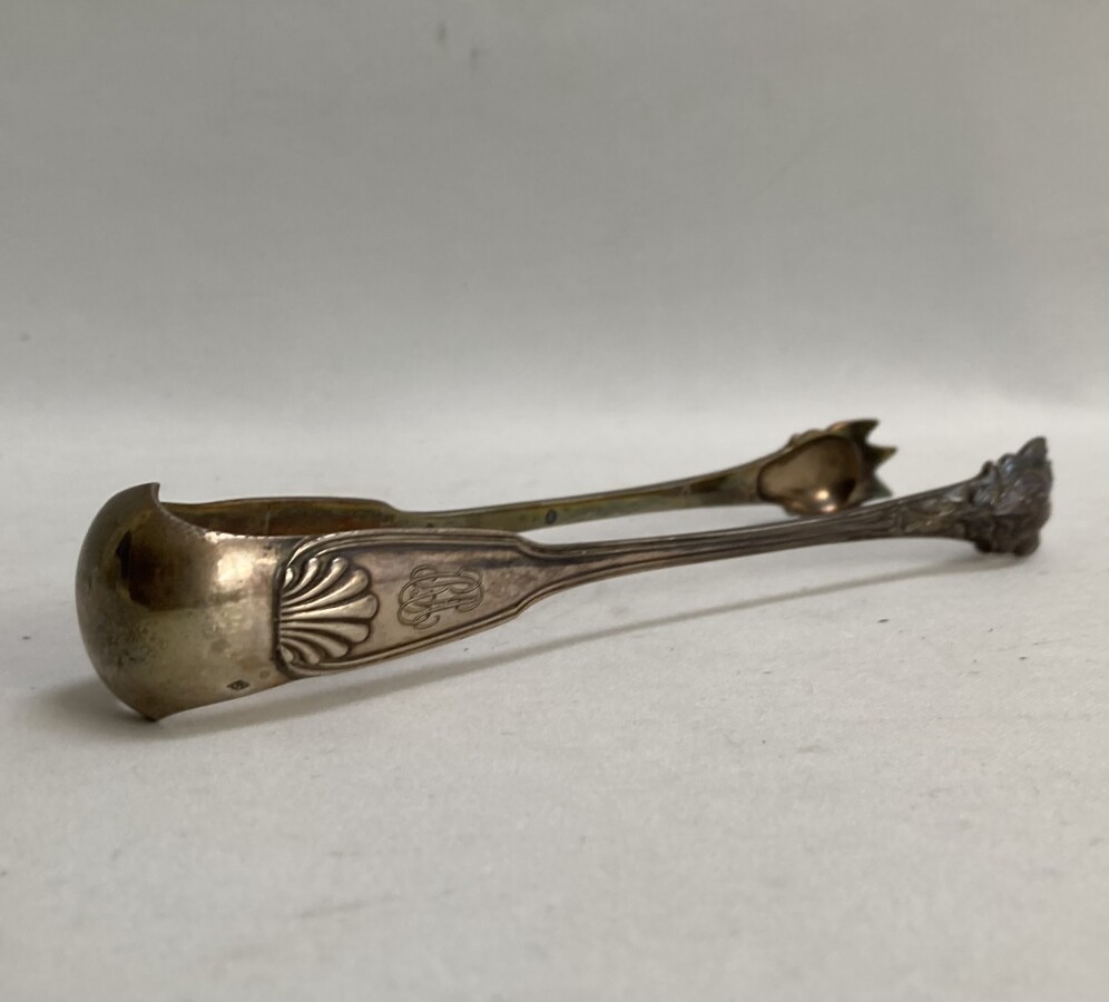 Pince à Broche/robe Ancienne Art Nouveau (1895-1910) Plaquée Argent - Vintage, Allemagne/US