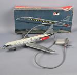 856Z Vintage Jouets Mont Blanc Frankreich Kotflügel -flugzeug Caravelle F Bhre