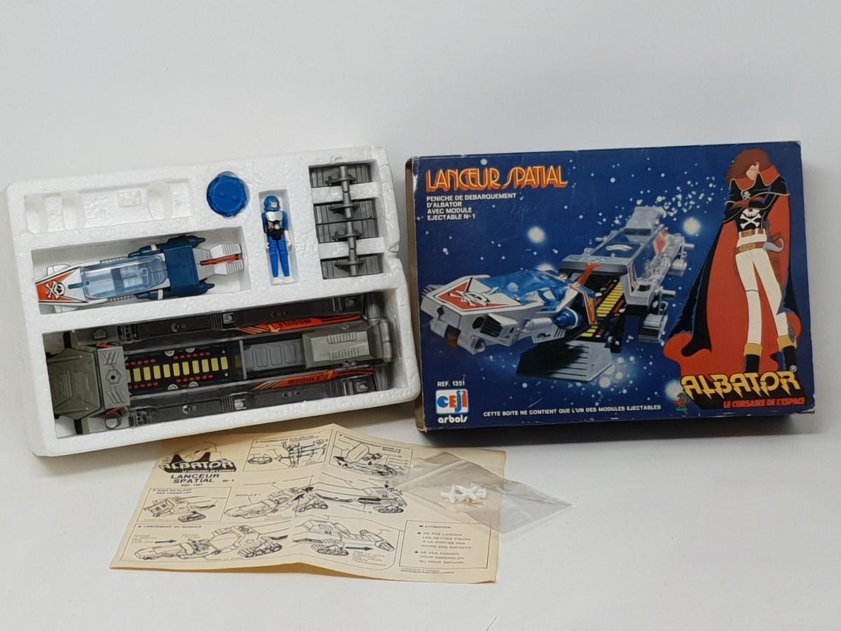 Boîte De Cubes De Construction Albator Par France Jouets - Jouet éducatif En Plastique Vintage, Occasion