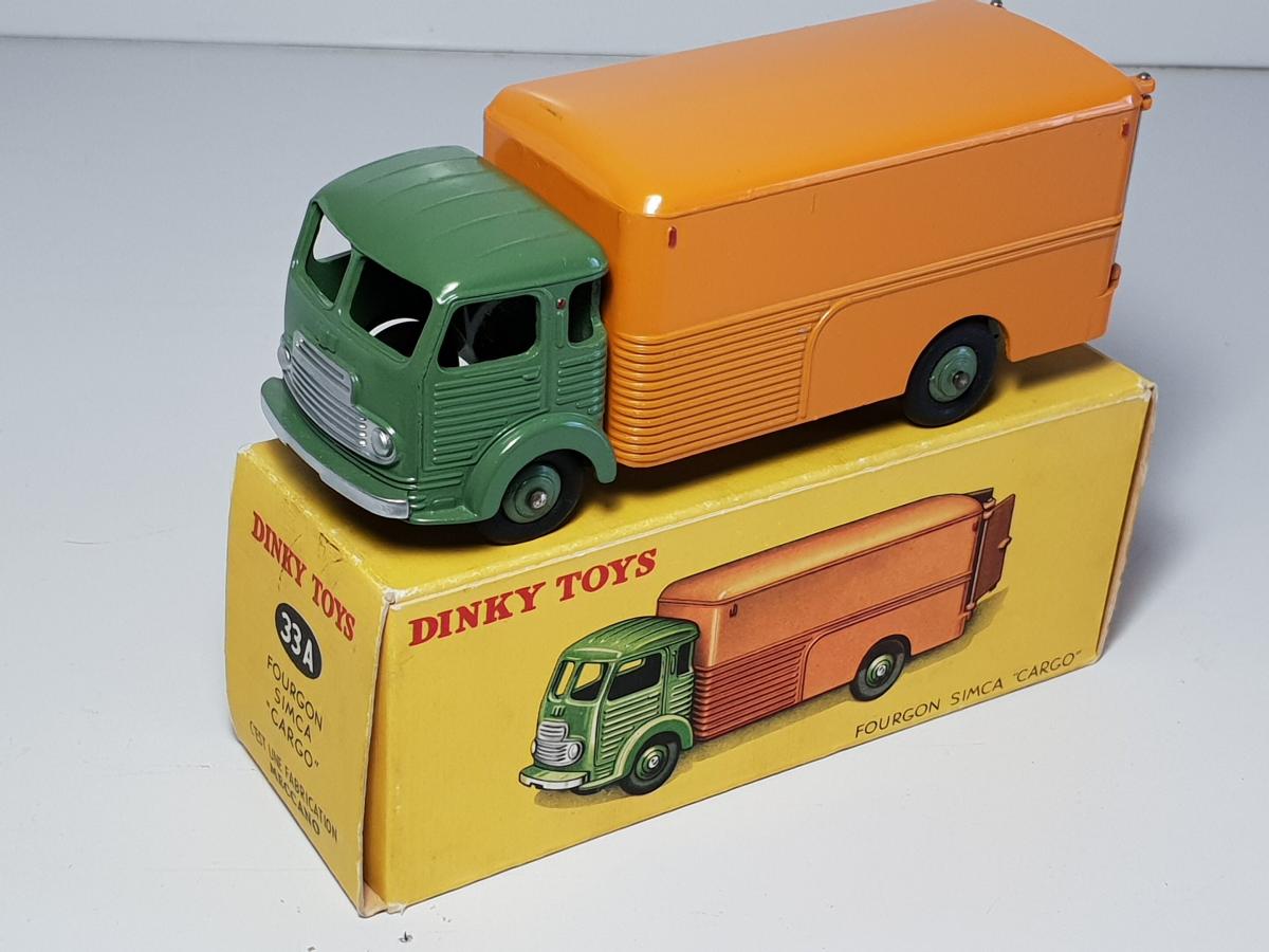 Camion Simca Cargo Dinky Toys Ancien - Réf. 33A, échelle 1:43, Collection Vintage