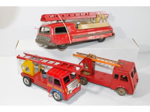 Tissu Jersey coton camions pompiers pour couture enfantine