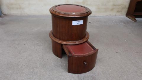 Paire De Tabourets Curule Empire En Acajou Et Bronzes Dorés