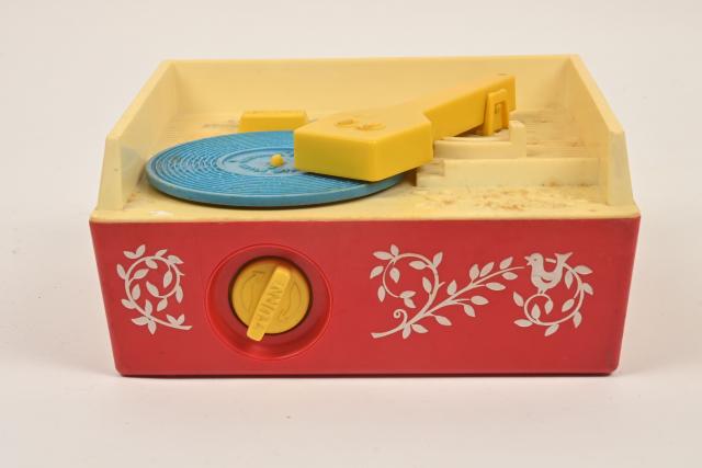Phono jouet boîte à musique en plastique « Fisher Price », amusant système...