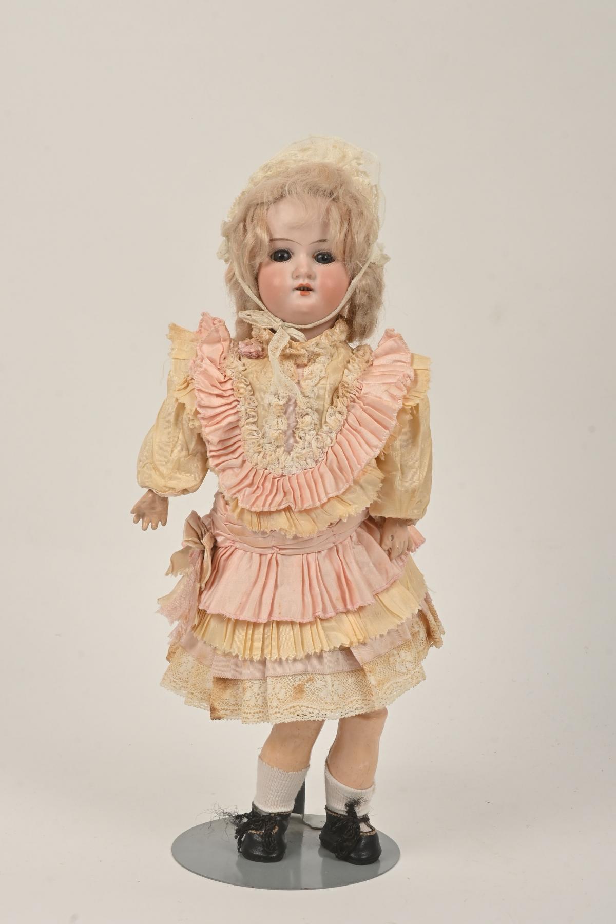 Très Jolie Poupée Ancienne Bébé Allemand – Porcelaine – 37 Cm