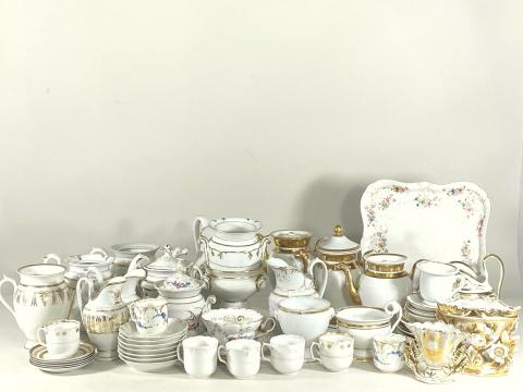 Limoges - vaisselle - 12 personnes - 113 pièces - Style Empire - Porcelaine  - Catawiki