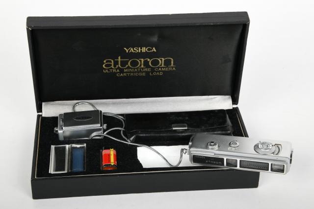 Yashica Atoron Subminiature Camera Kit w/ Original Display Box and Accessories