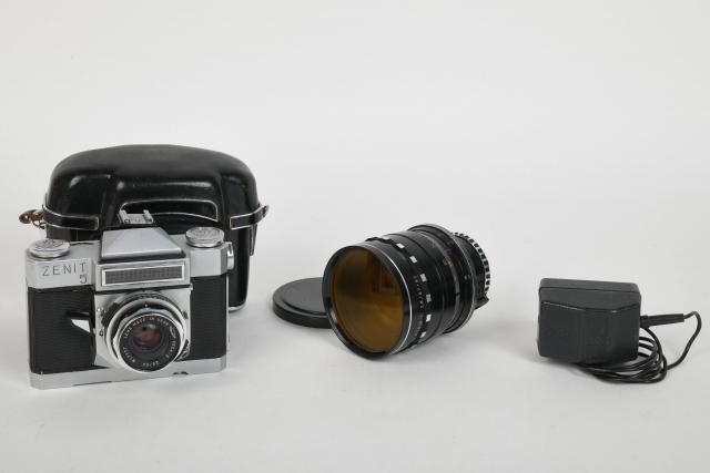 Appareil photo argentique zenit 12 xp + 3 objectifs + accessoires vintage urss - Photo, audio & vidéo