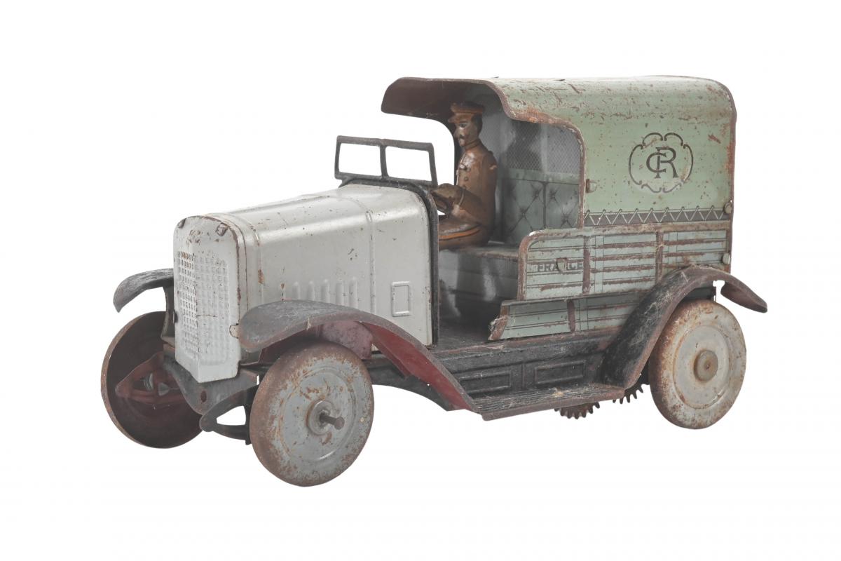 Jouet allemand guntermann side-car 1930 - Collection