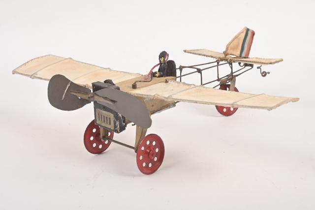 Demi-aile Avion Bing Type Bleriot Jouet Mécanique Ancien
