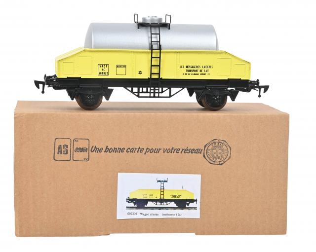 Wagon Isotherme Fleischmann HO Messageries Laitières SNCF - Epoque III - Occasion