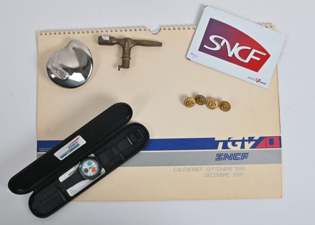 Ancienne Publicité SNCF - Calendrier-voyageur Vintage