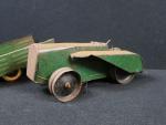 Jouet Ancien En Tôle - Tracteur Routier Charles Rollet, Années 30, Mécanique